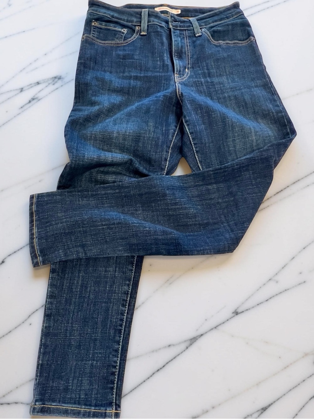 Levi's Light Blue Denim Jeans with Contrast Stitching